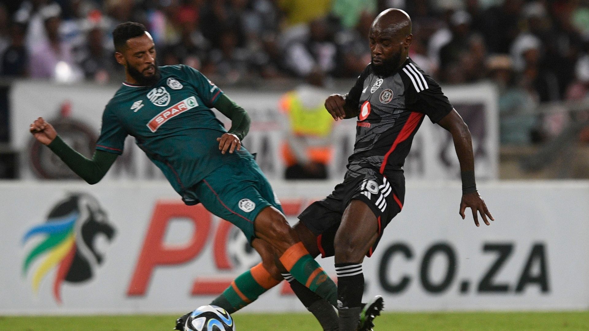 Taariq Fielies & Makhehlene Makhaula, AmaZulu vs Orlando Pirates, April 2024