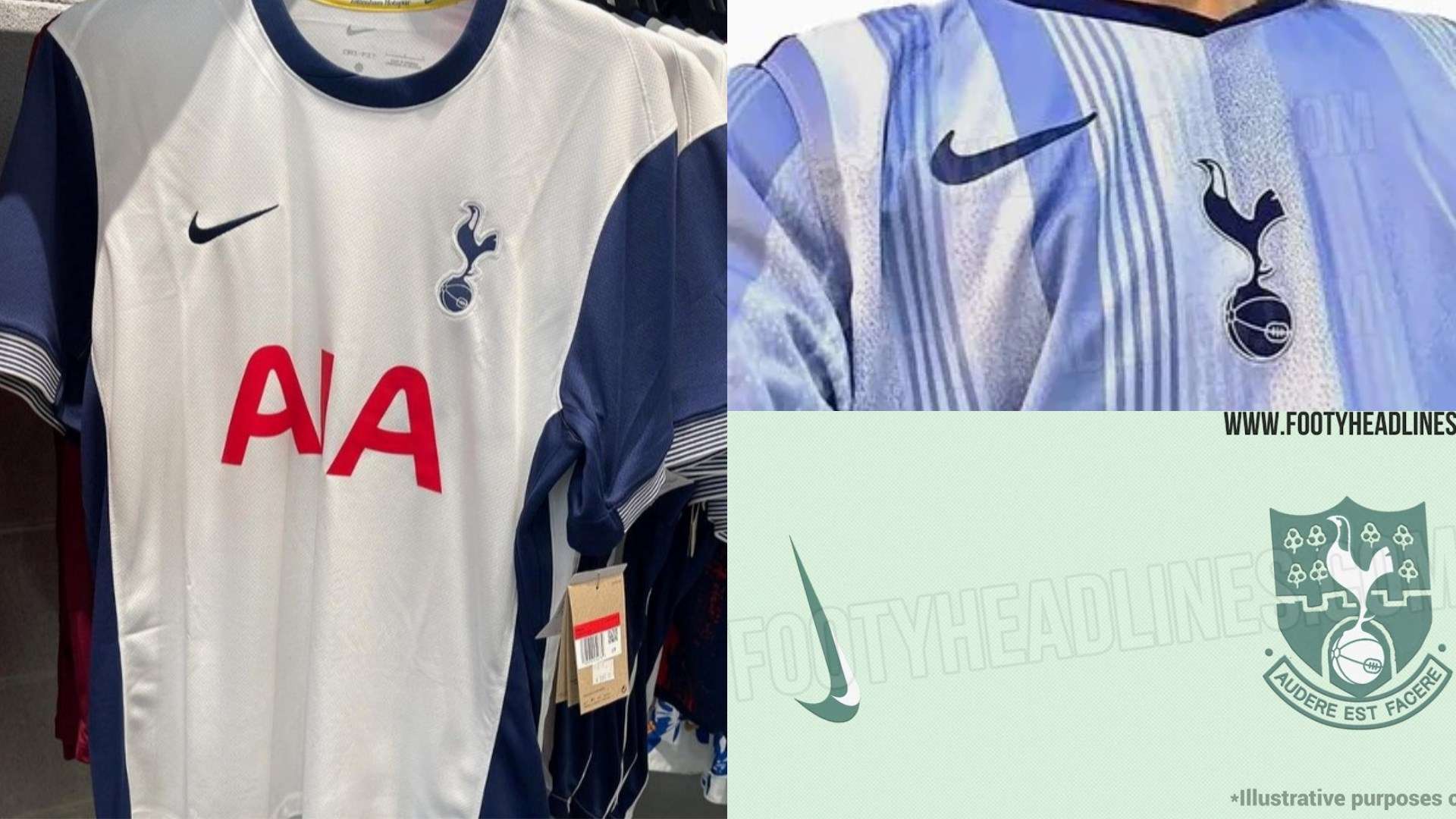 Possible Spurs 2024-25 kits