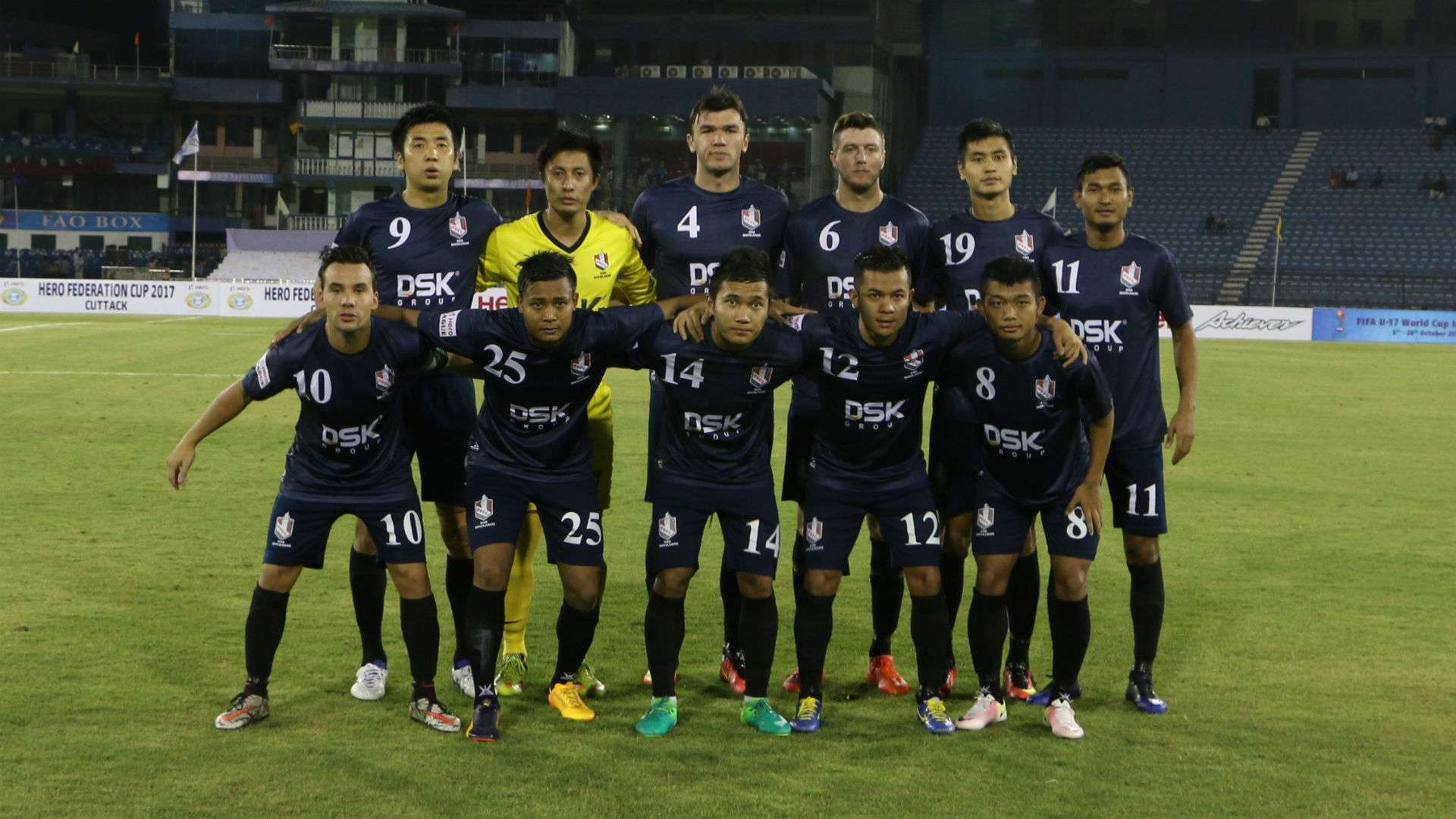 DSK Shivajians FC squad Federation Cup 2017