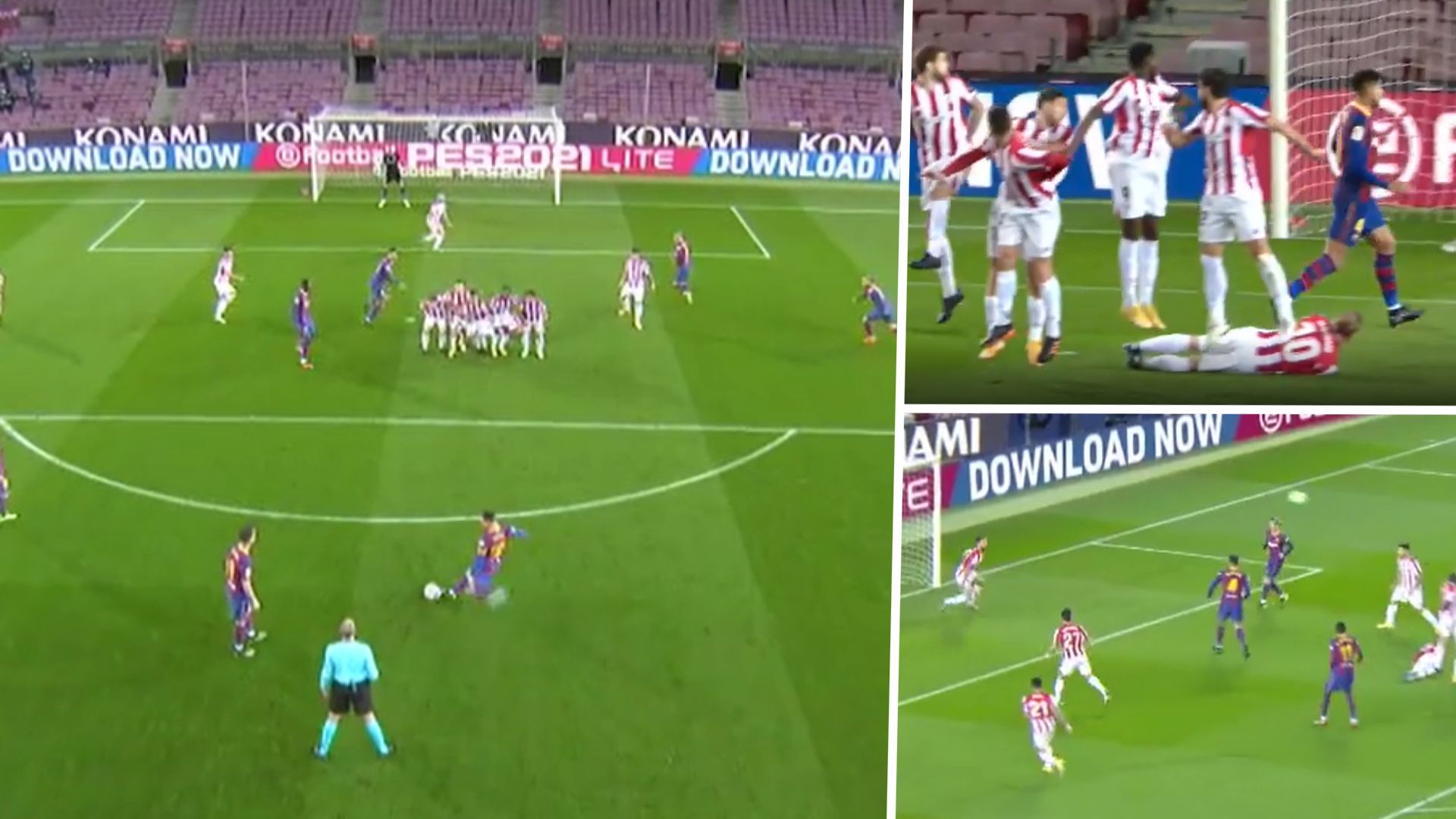 GFX Lionel Messi Barcelona free kick