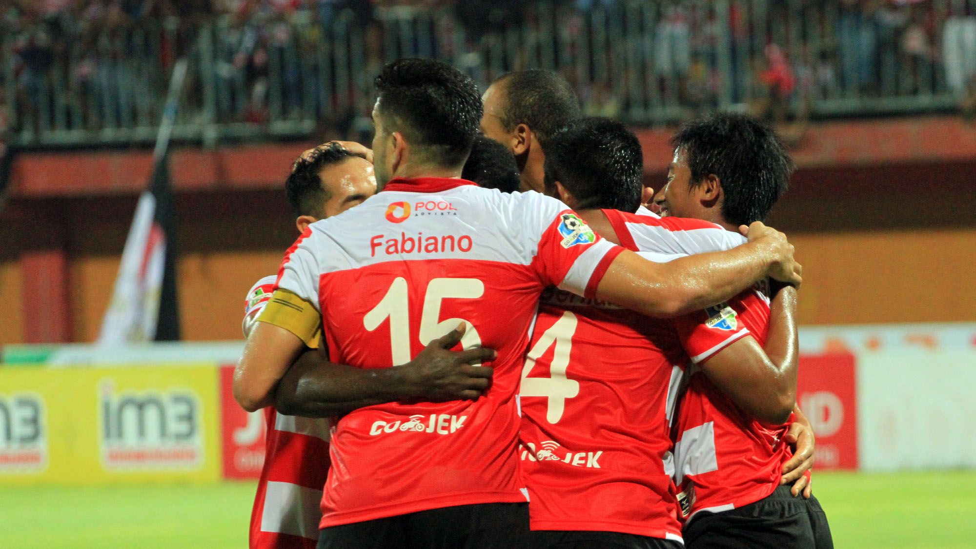 Selebrasi Madura United