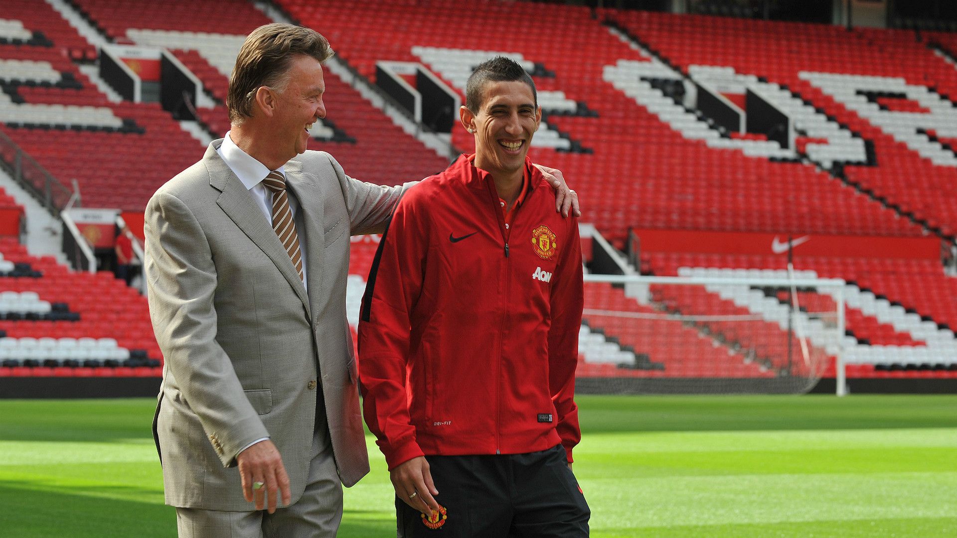 Louis van Gaal & Angel Di Maria | Manchester United