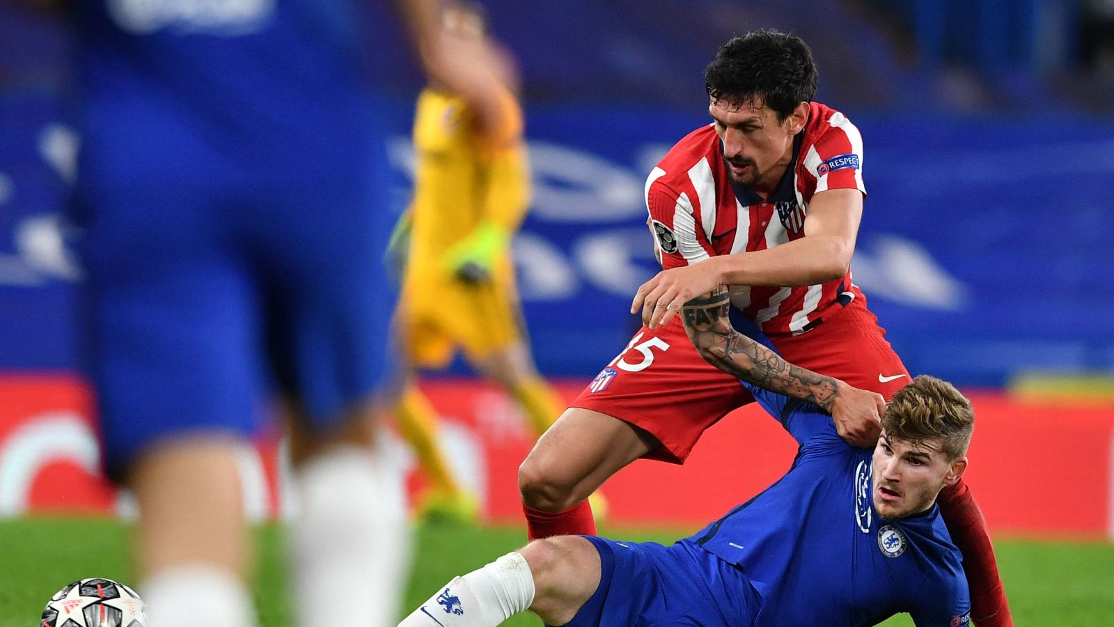 Savic Chelsea Atletico Madrid Champions League