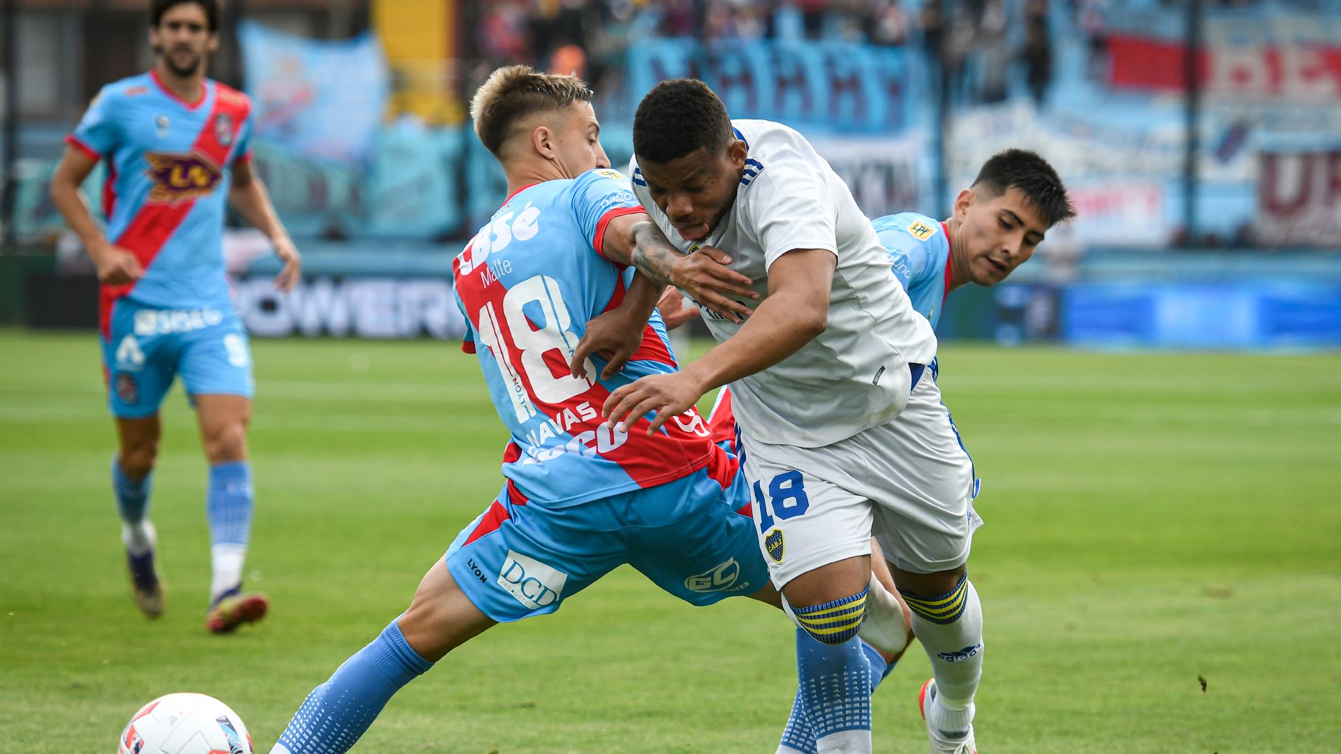 Frank Fabra Arsenal Boca Liga Profesional 041221