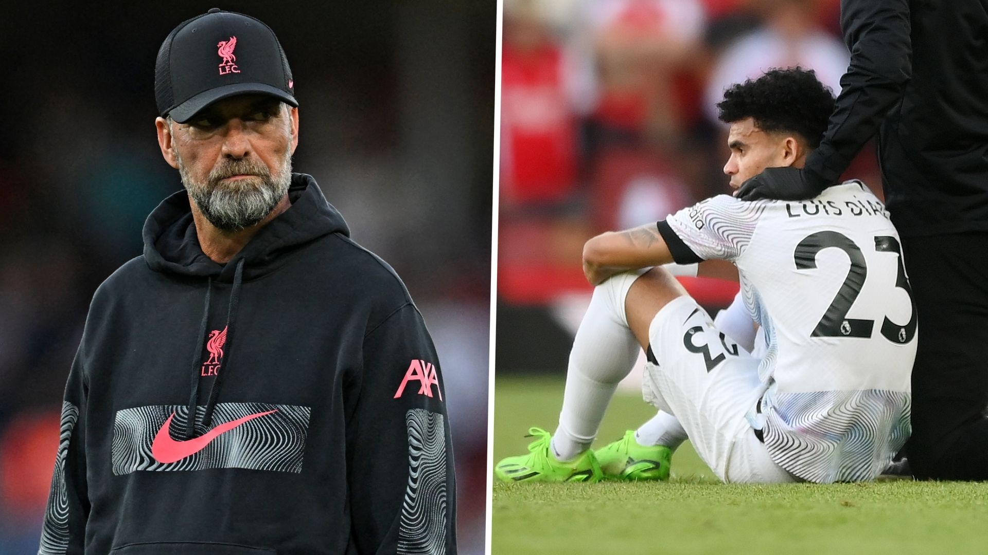 Jurgen Klopp Luis Diaz Liverpool GFX