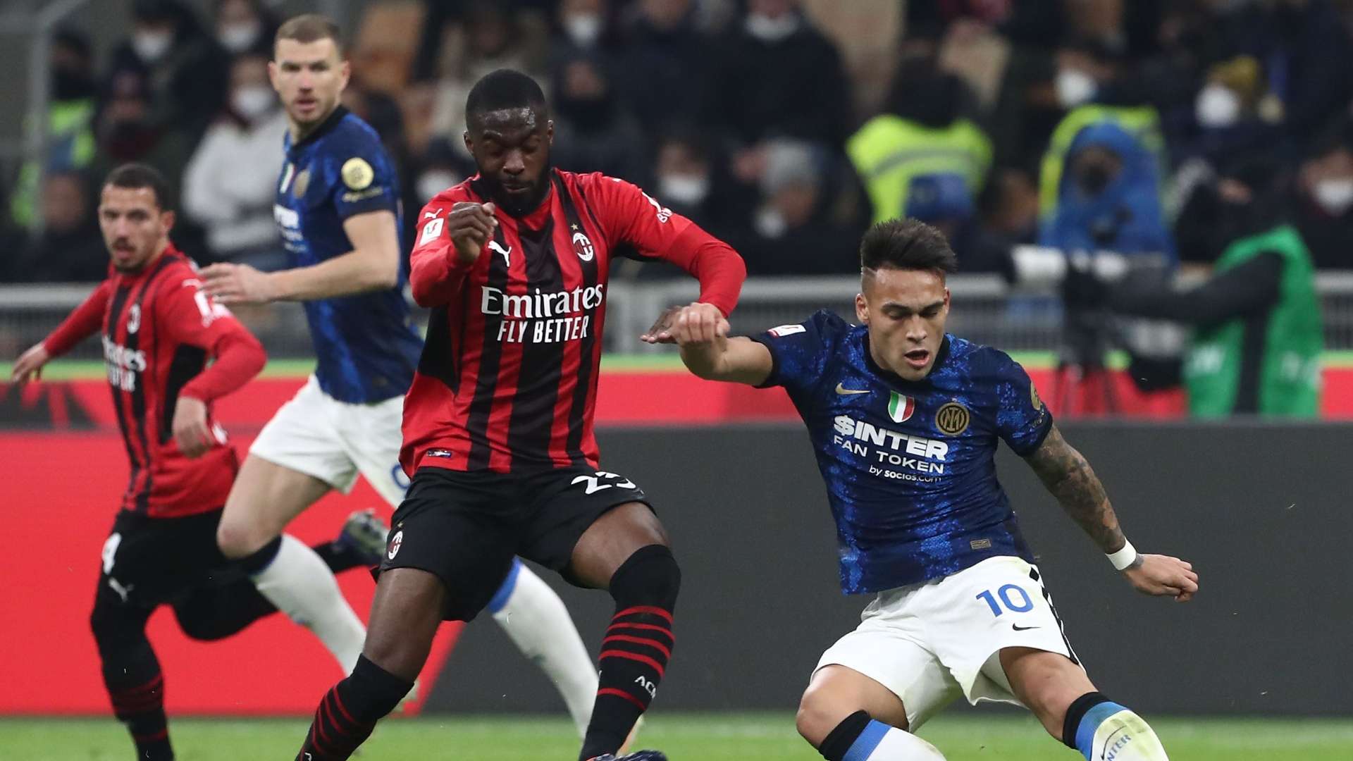 Lautaro Martínez Inter AC Milan Coppa Italia