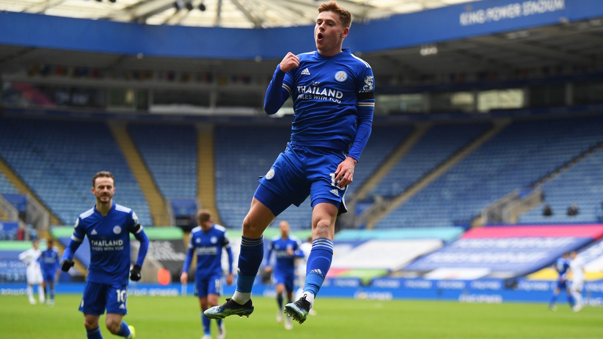Harvey Barnes Leicester 2021