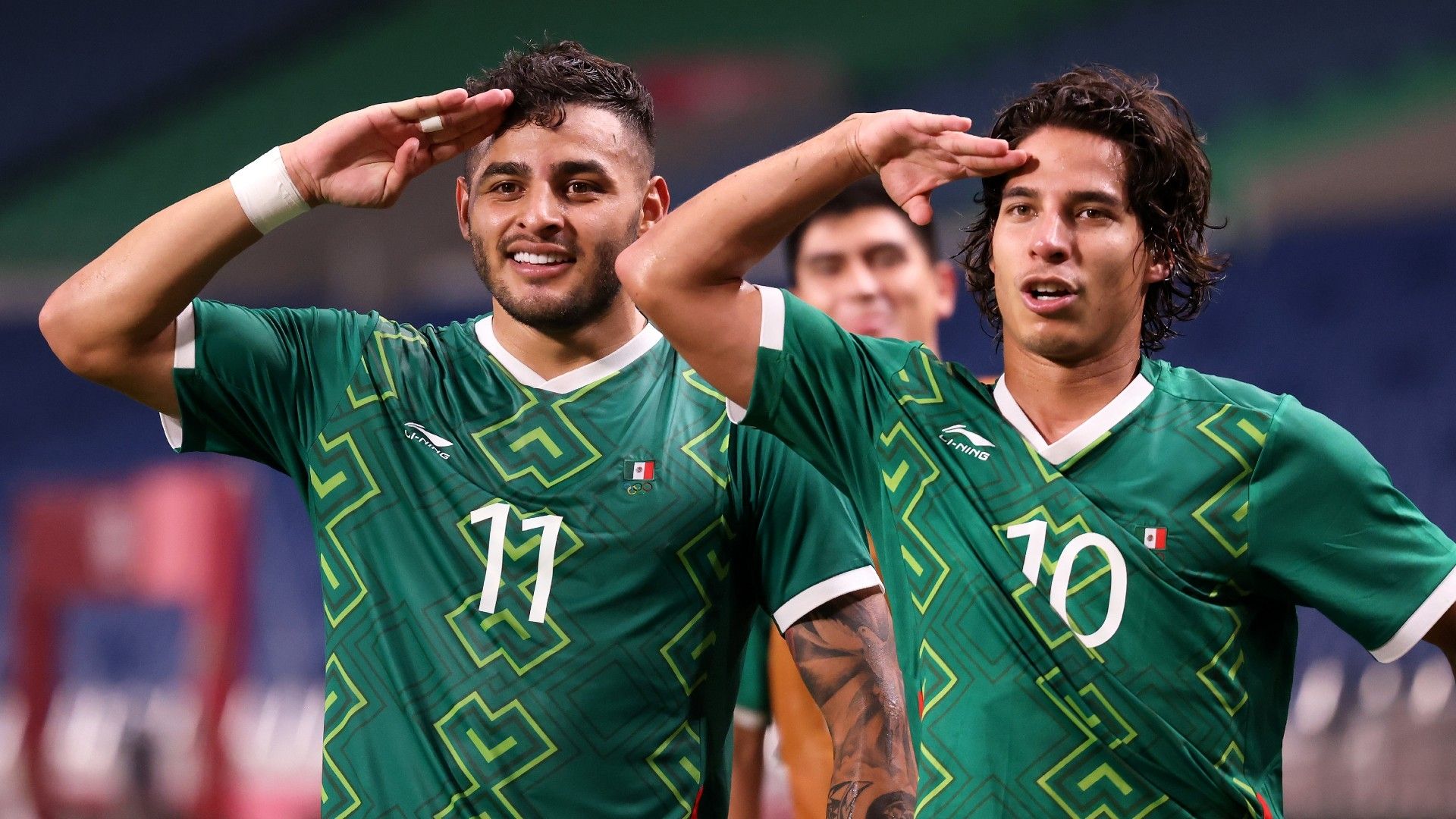 Alexis Vega Diego Lainez Mexico vs Japan Olympics 2020