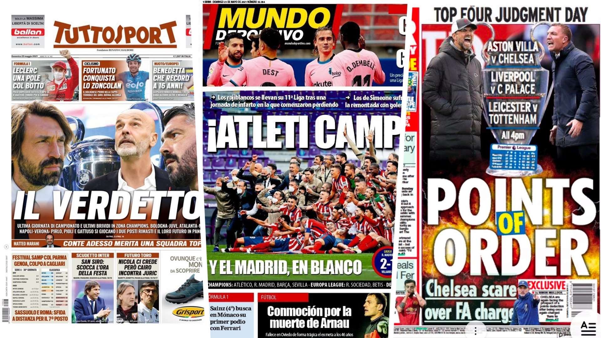23 May 2021 newspapers