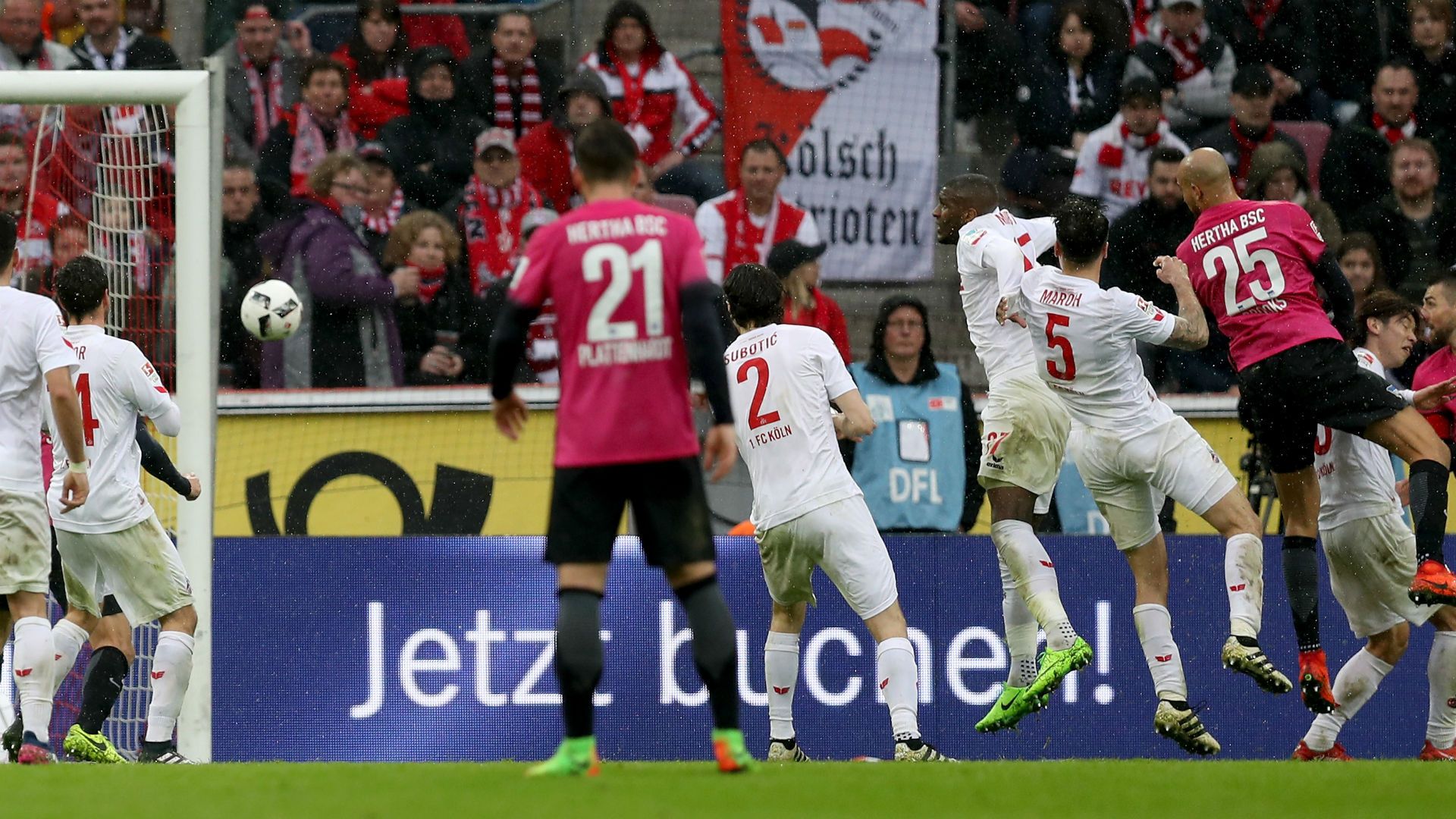 John Brooks goal Hertha Berlin Bundesliga 031817