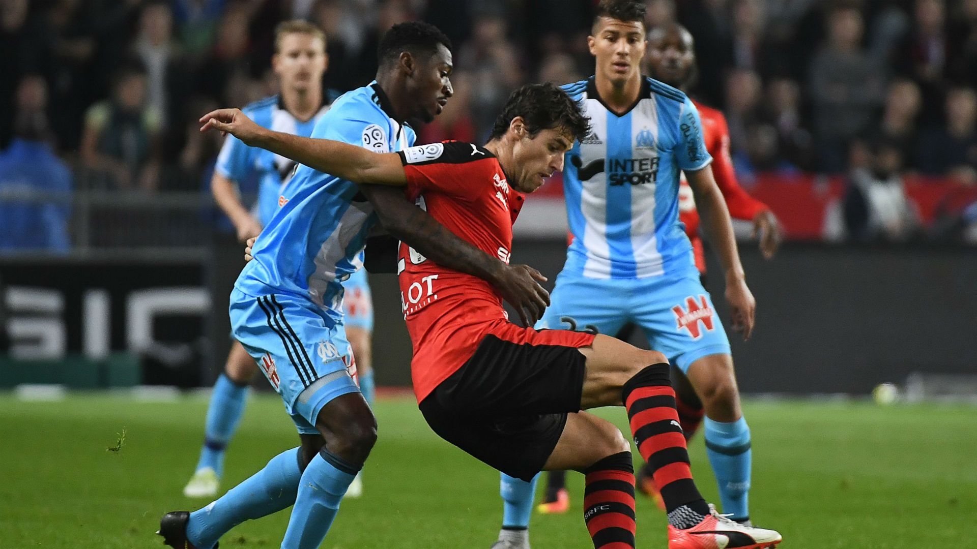 Yoann Gourcuff Andre Anguissa Rennes Marseille Ligue 1 21092016
