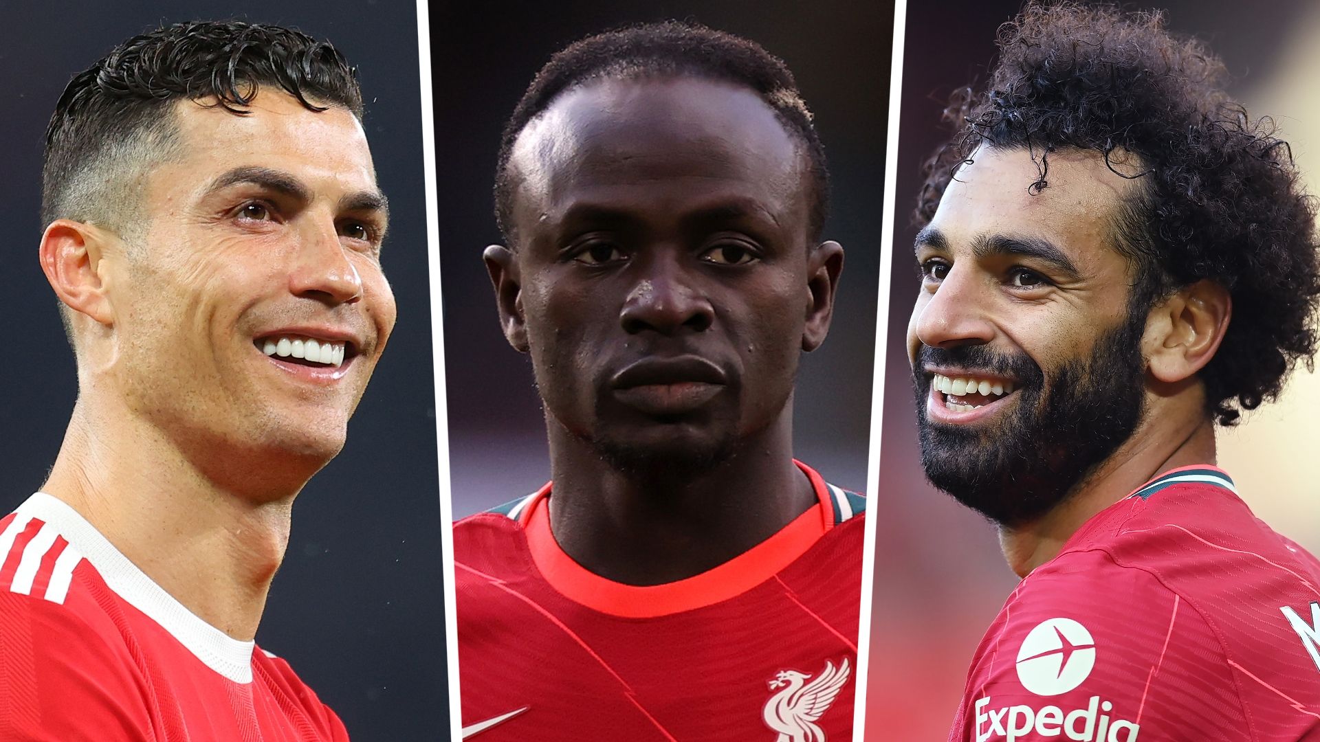 Cristiano Ronaldo Sadio Mane Mohamed Salah