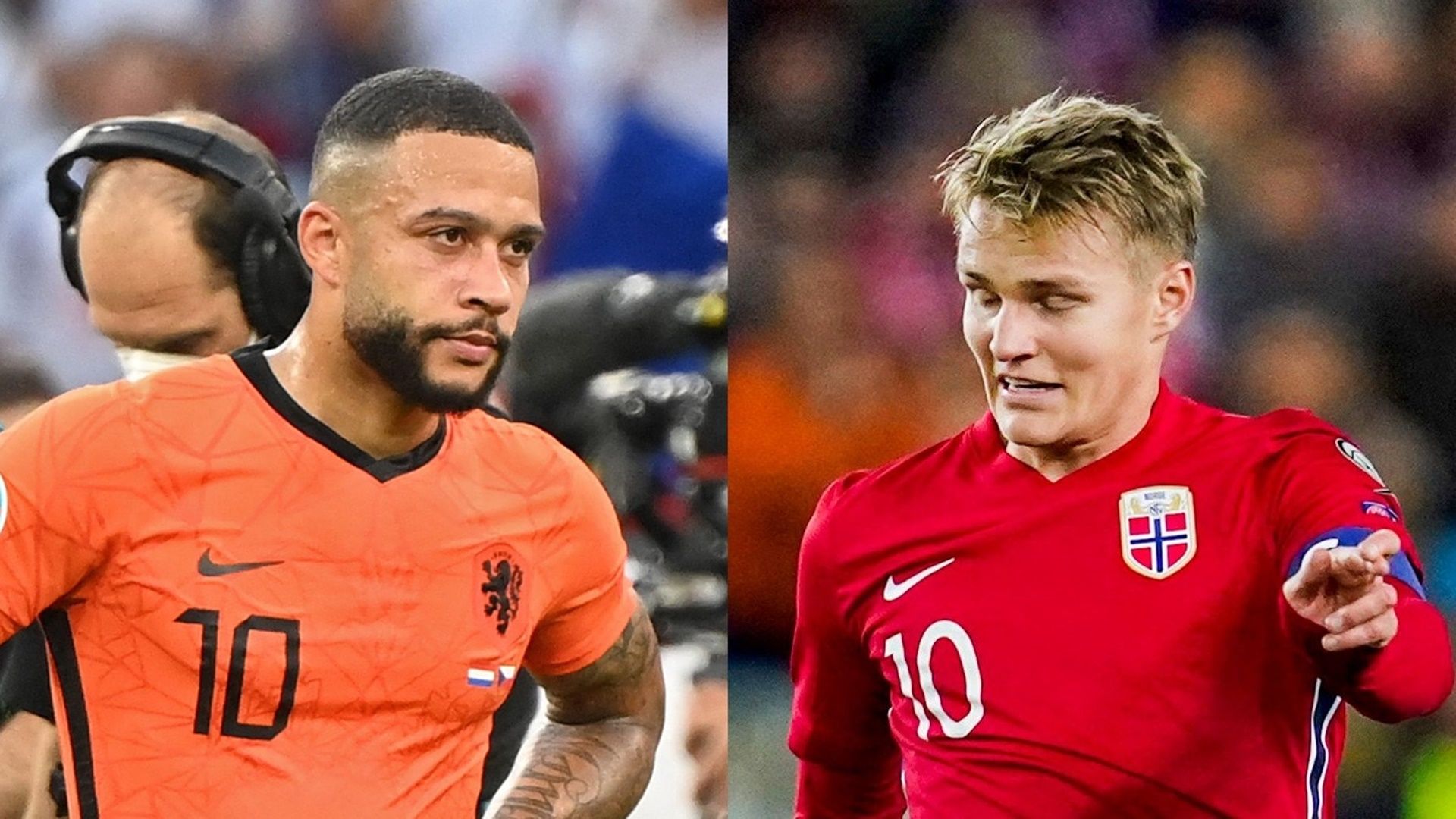 MP_Memphis Depay_Netherlands vs Martin Odegaard_Norway