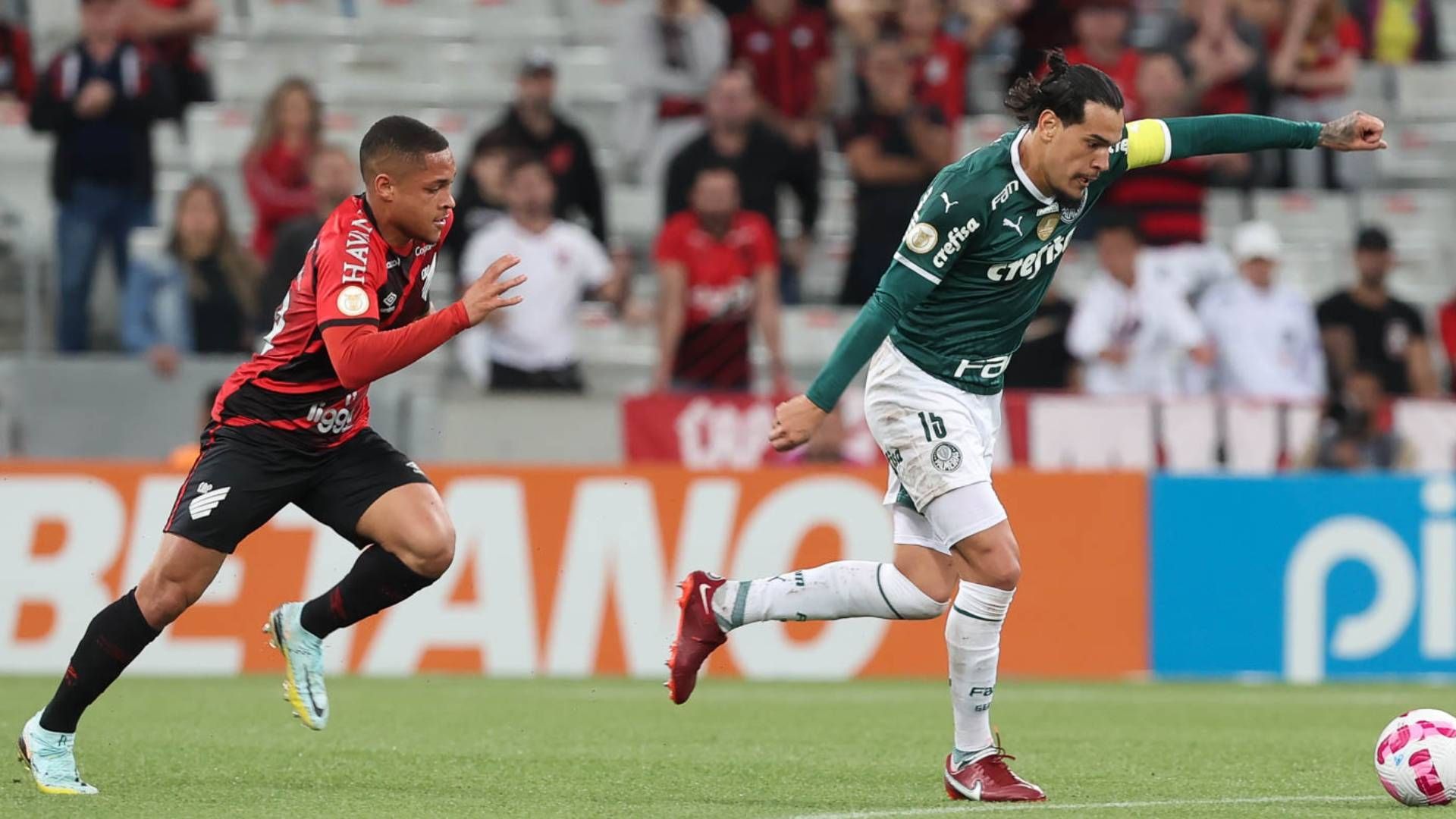 Brasileirão, Athletico-PR x Palmeiras, Vitor Roque, Gustavo Gomez, 26/10/2022