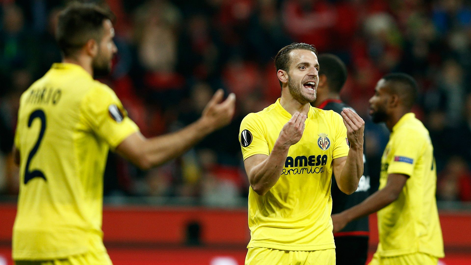 Roberto Soldado Bayer Leverkusen Villarreal Europa League 17032016