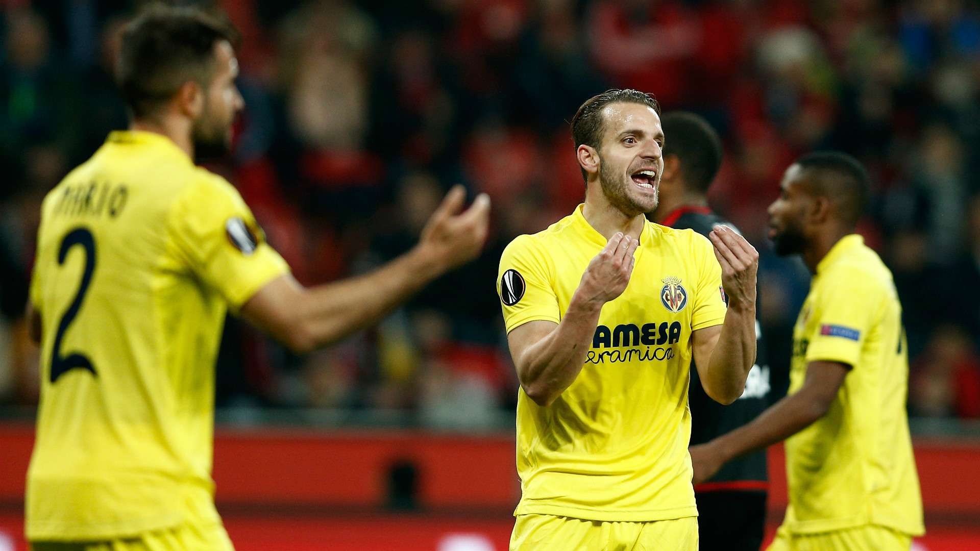 Roberto Soldado Bayer Leverkusen Villarreal Europa League 17032016