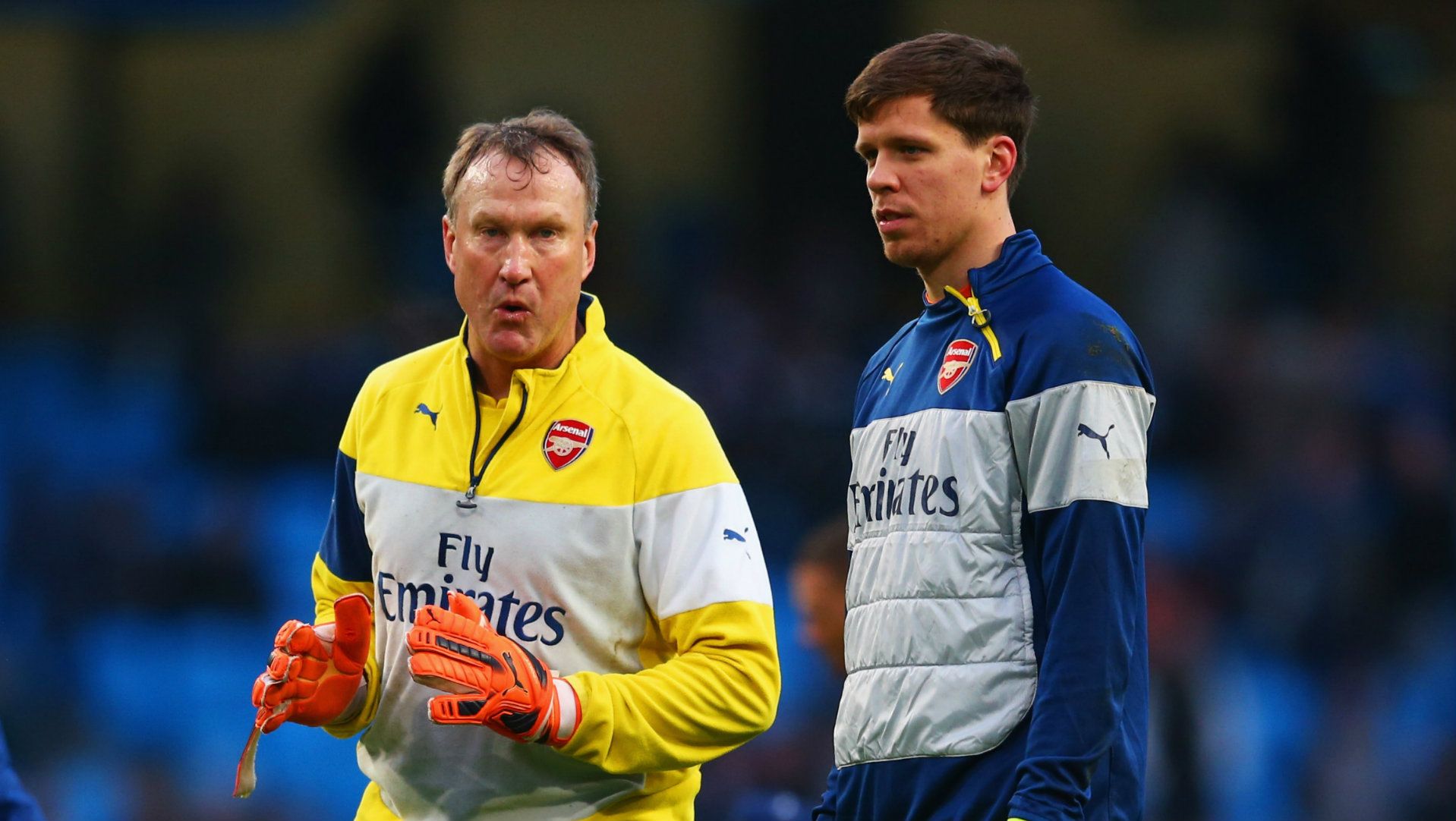 Wojciech Szczesny Gerry Peyton Arsenal 2015