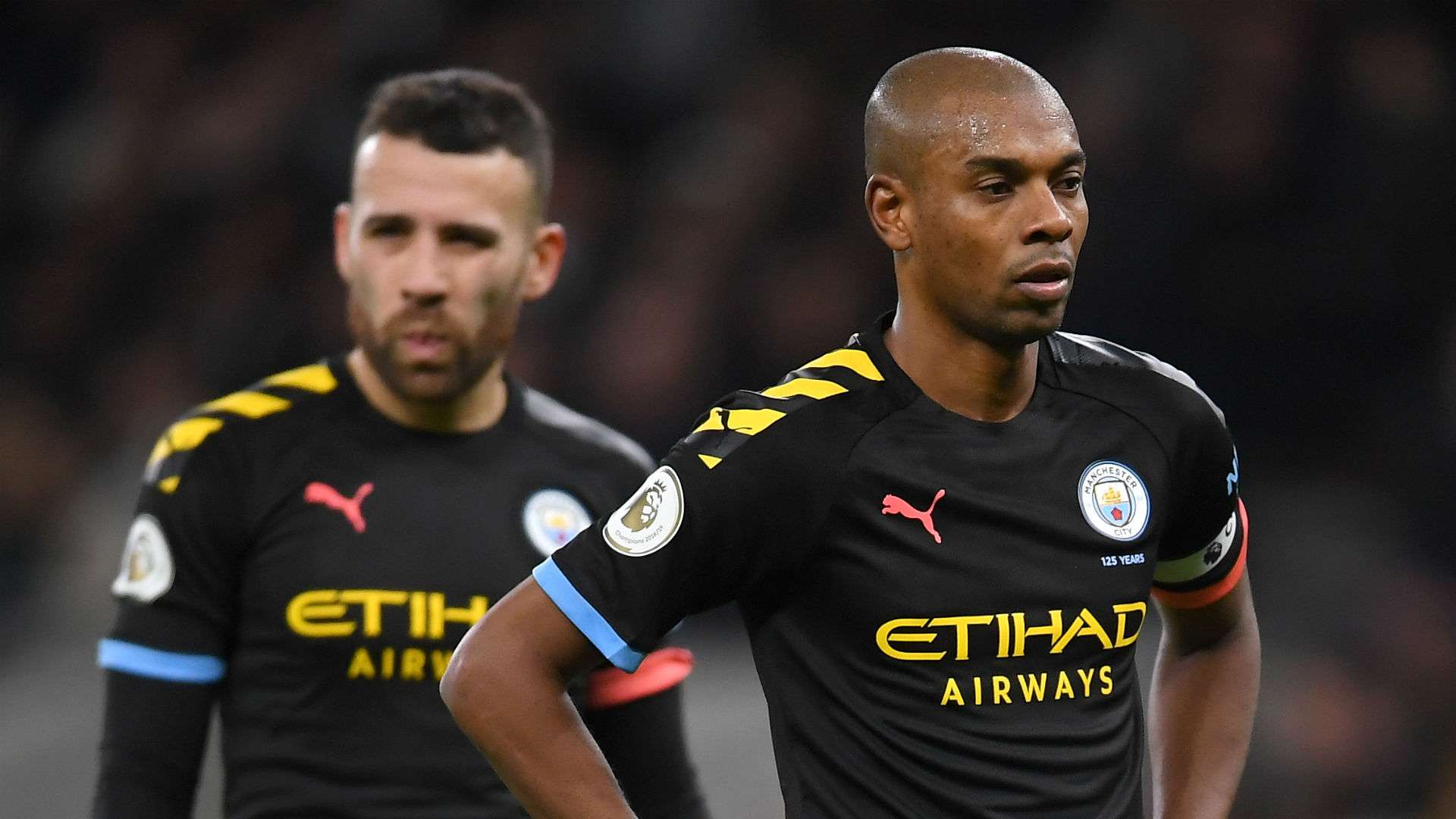 Nicolas Otamendi Fernandinho Manchester City Tottenham 020220