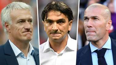 GFX Dider Deschamps Zlatko Dalic Zinedine Zidane FIFA The Best Coach award