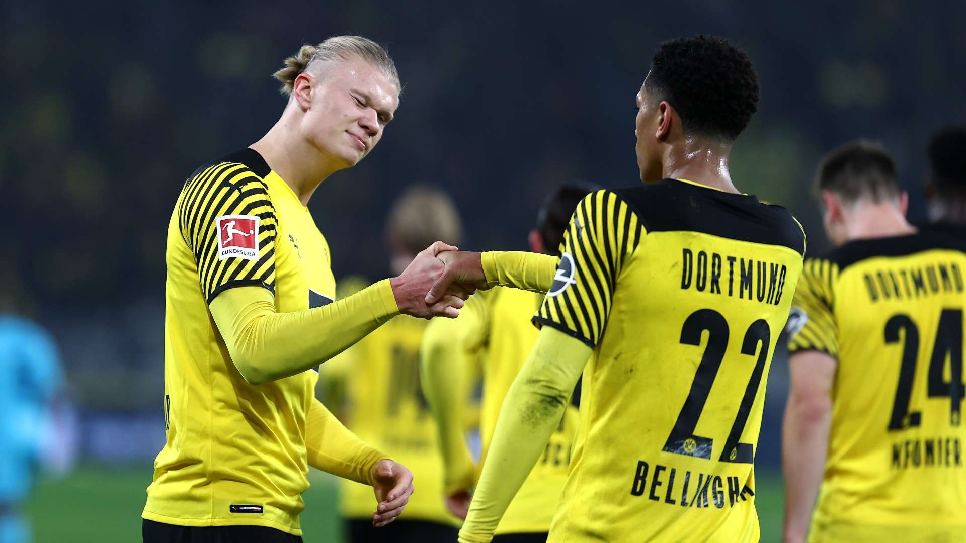 Erling Haaland Jude Bellingham Borussia Dortmund BVB