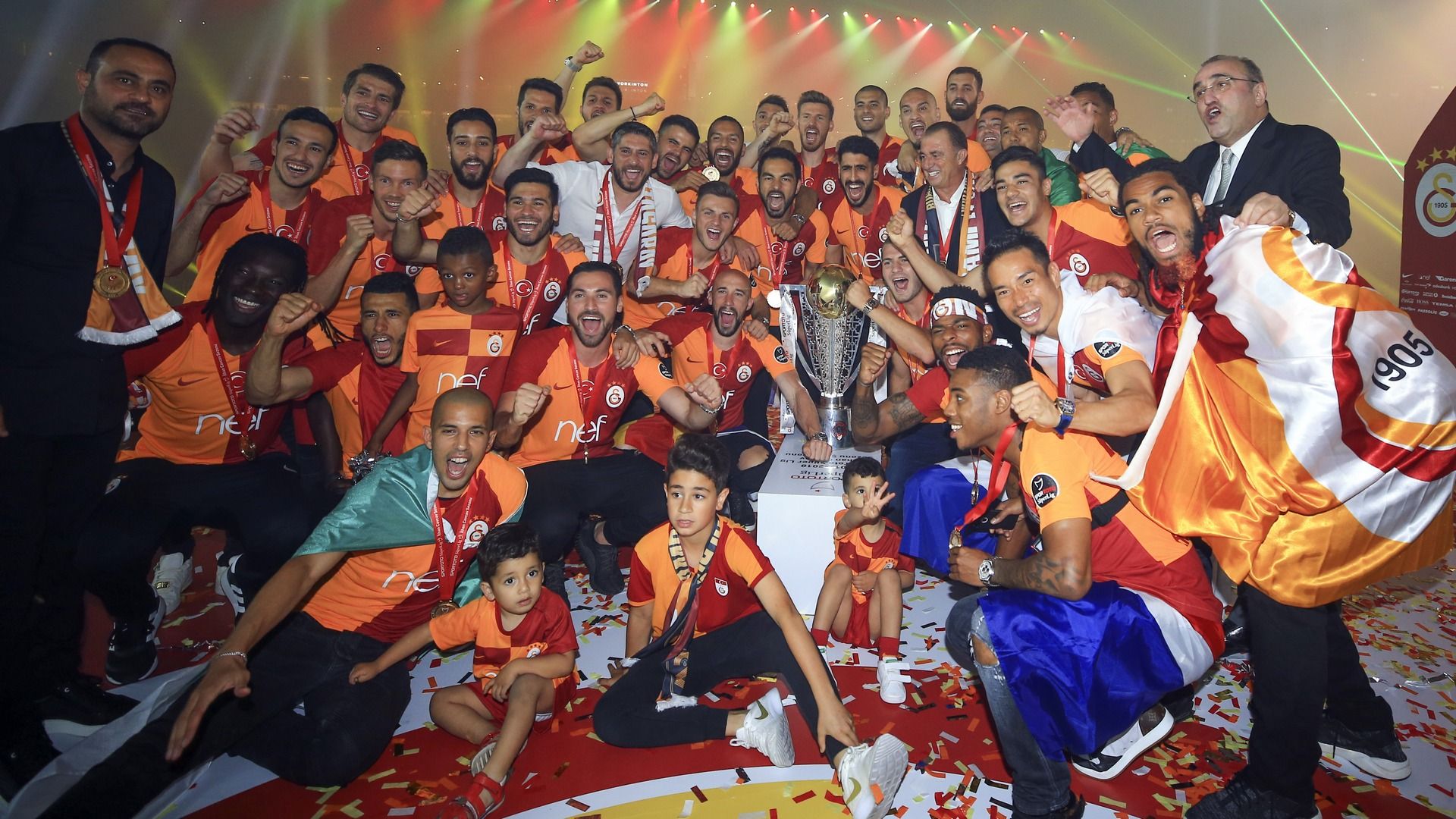 Galatasaray title celebrations 2018