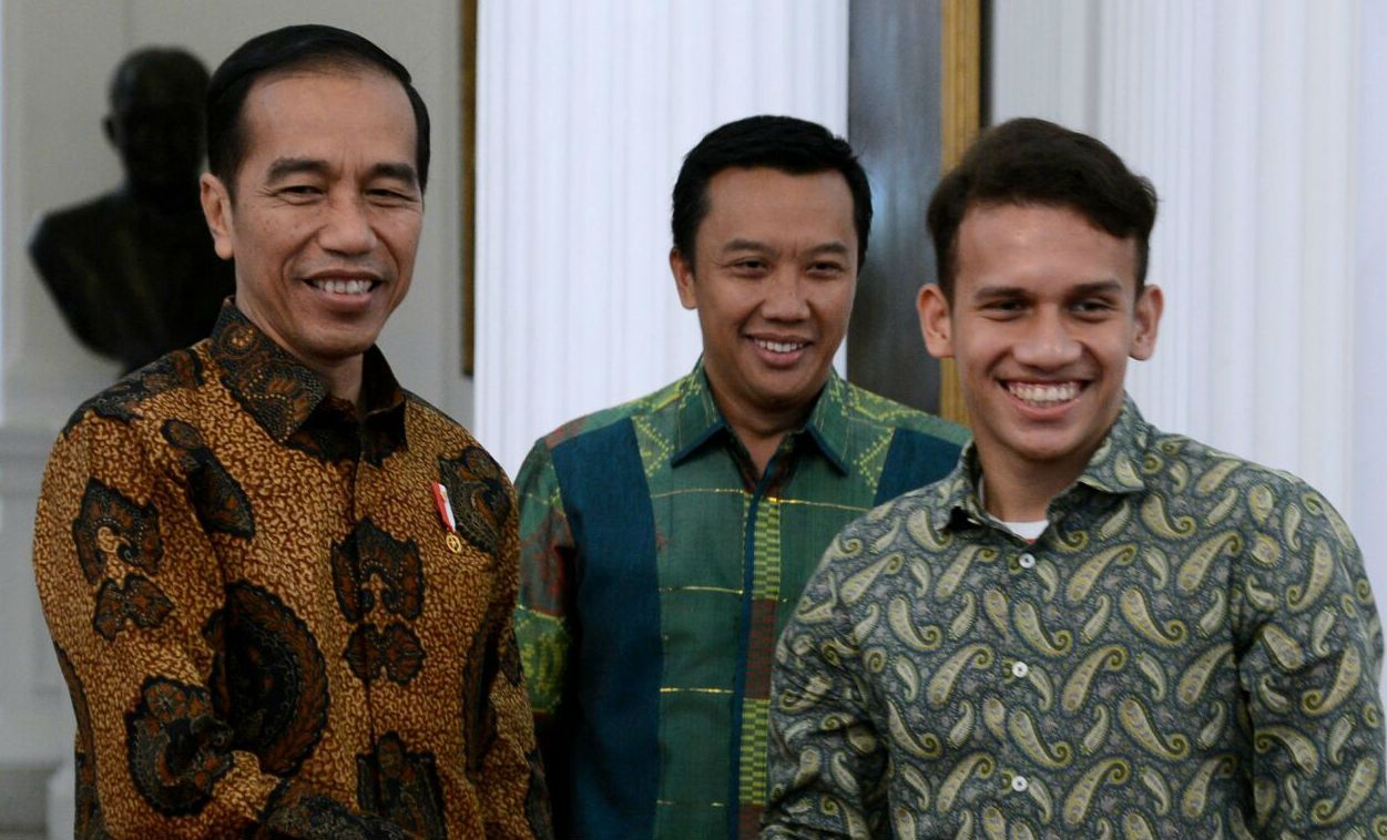 Presiden Joko Widodo & Egy Maulana Vikri