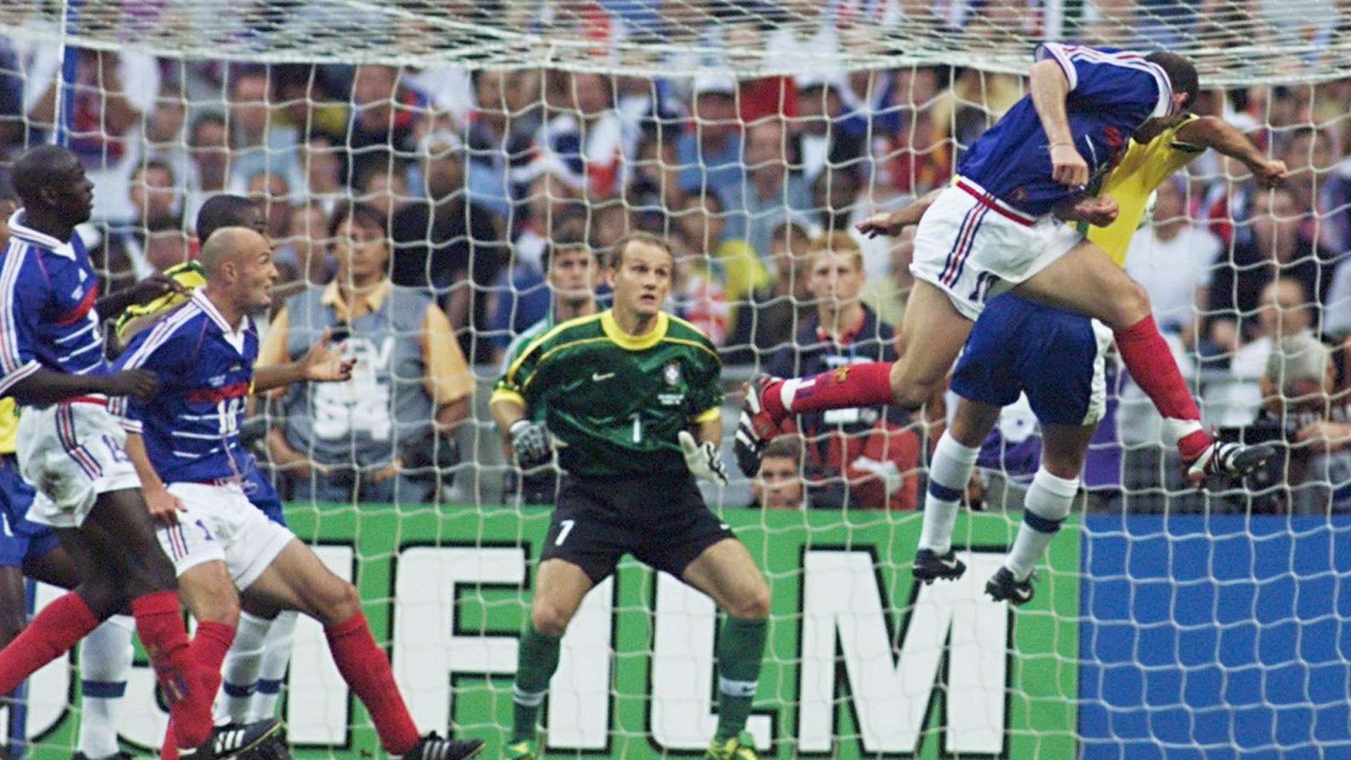 Zinedine Zidane France Brazil World Cup 1998