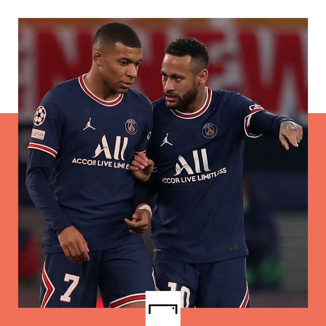 Kylian Mbappe Neymar PSG 2021-22 GFX