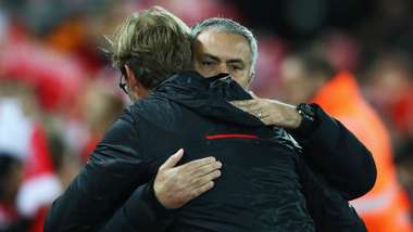 Jose Mourinho Premier League Liverpool v Manchester United 171016