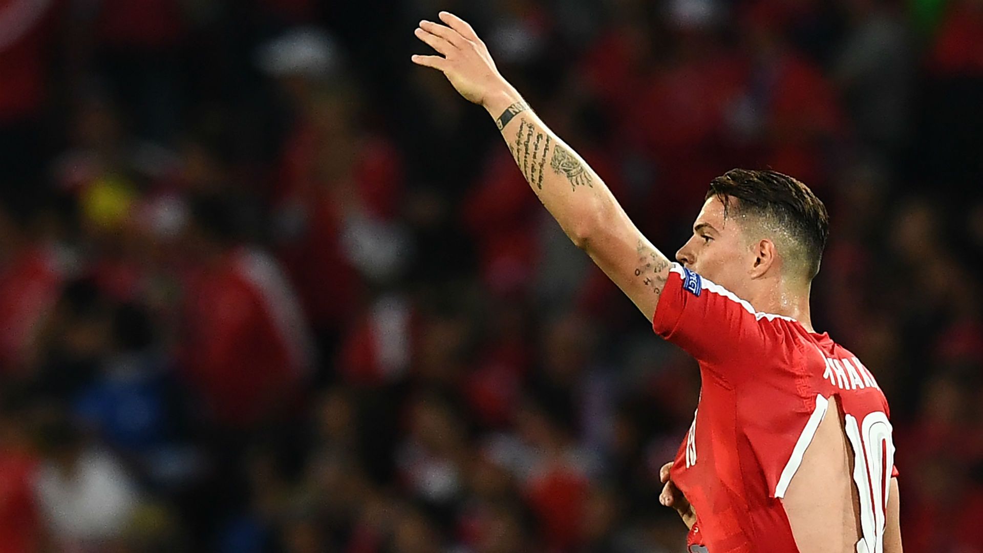 Xhaka France Switzerland Euro 2016