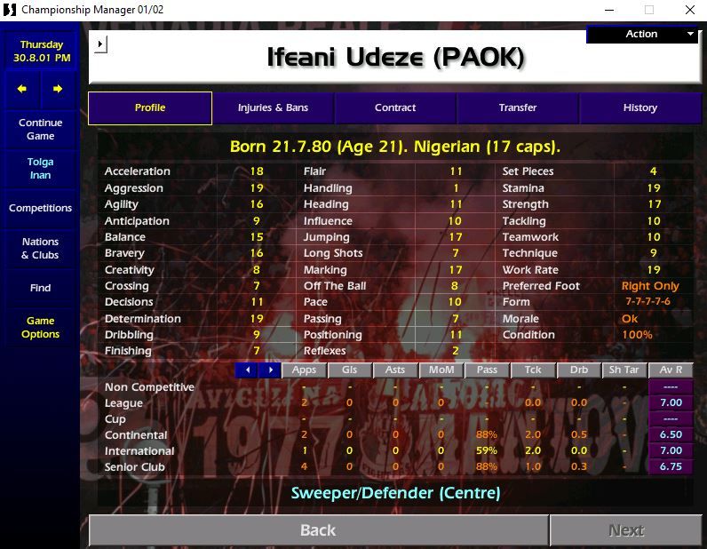 Ifeanyi Udeze CM 01/02