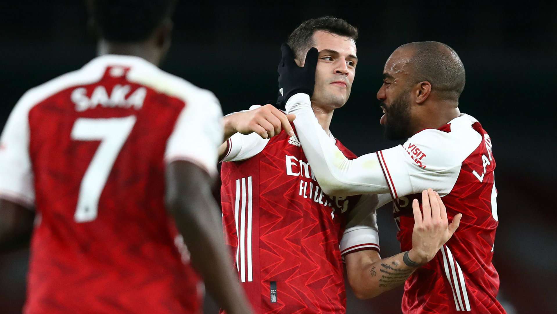 Granit Xhaka Arsenal vs Chelsea Premier League 2020-21