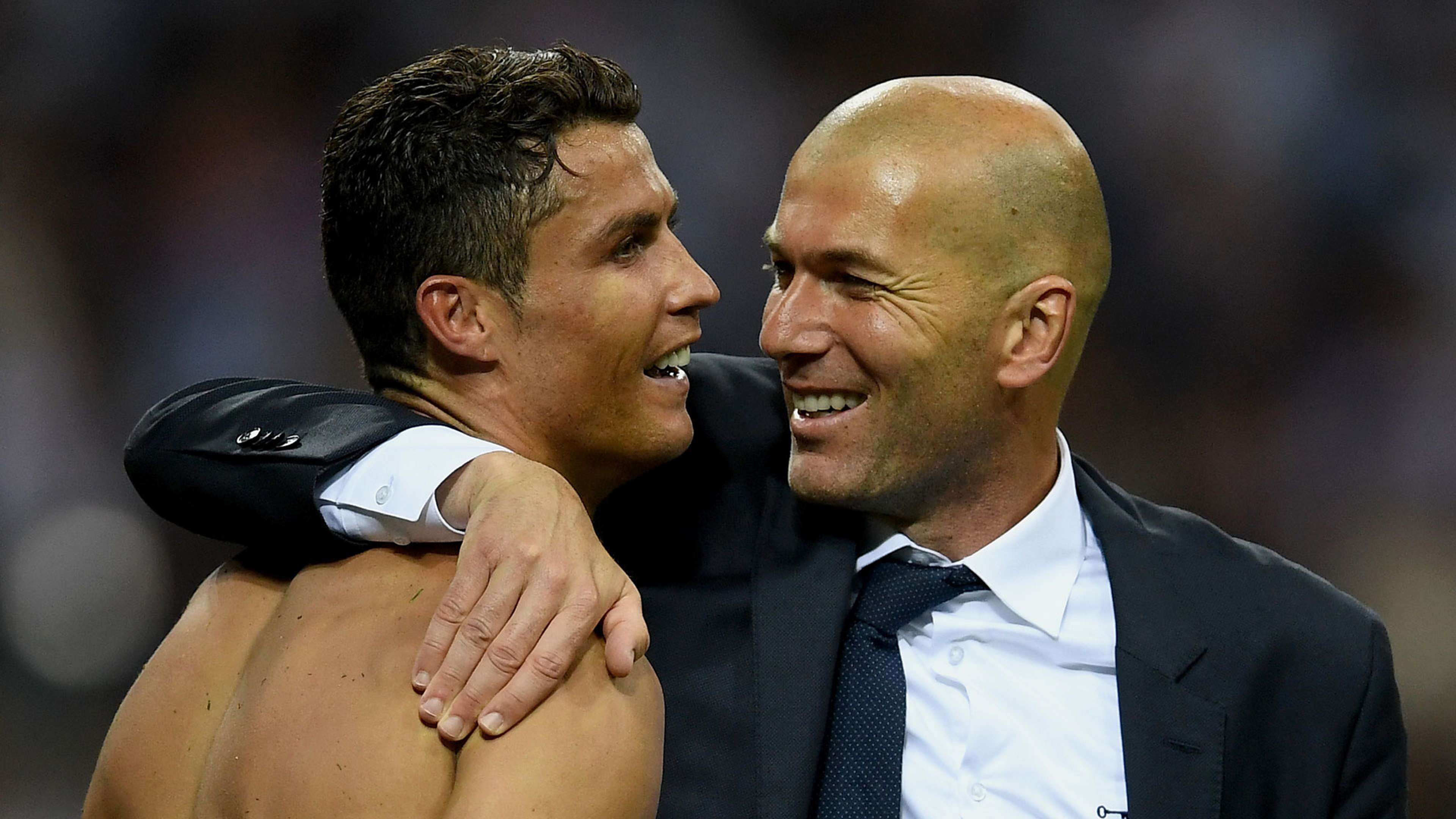Cristiano Ronaldo, Zinedine Zidane 05282016