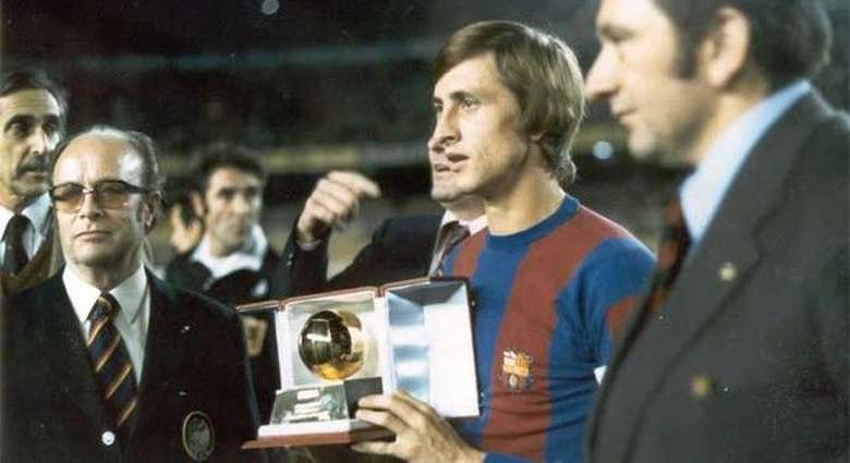 Johan Cruyff Barcelona Ballon D'or
