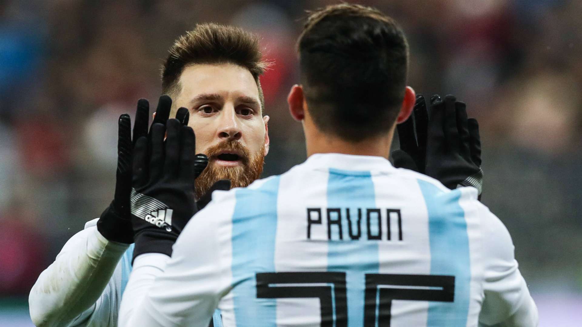 ONLY GERMANY Cristian Pavon Lionel Messi Argentina