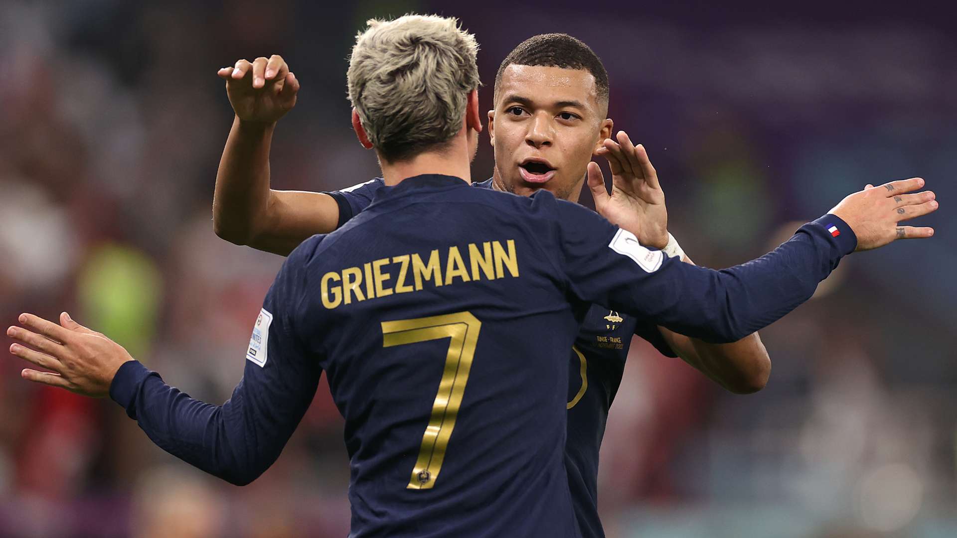 Antoine Griezmann Kylian Mbappe France 2022