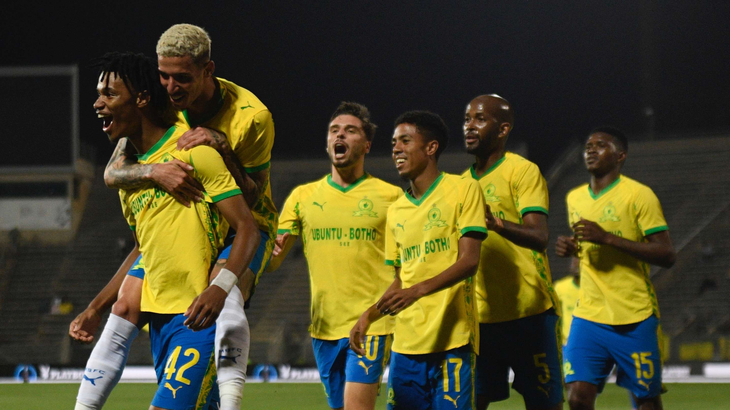 Mamelodi Sundowns players vs Richards Bay