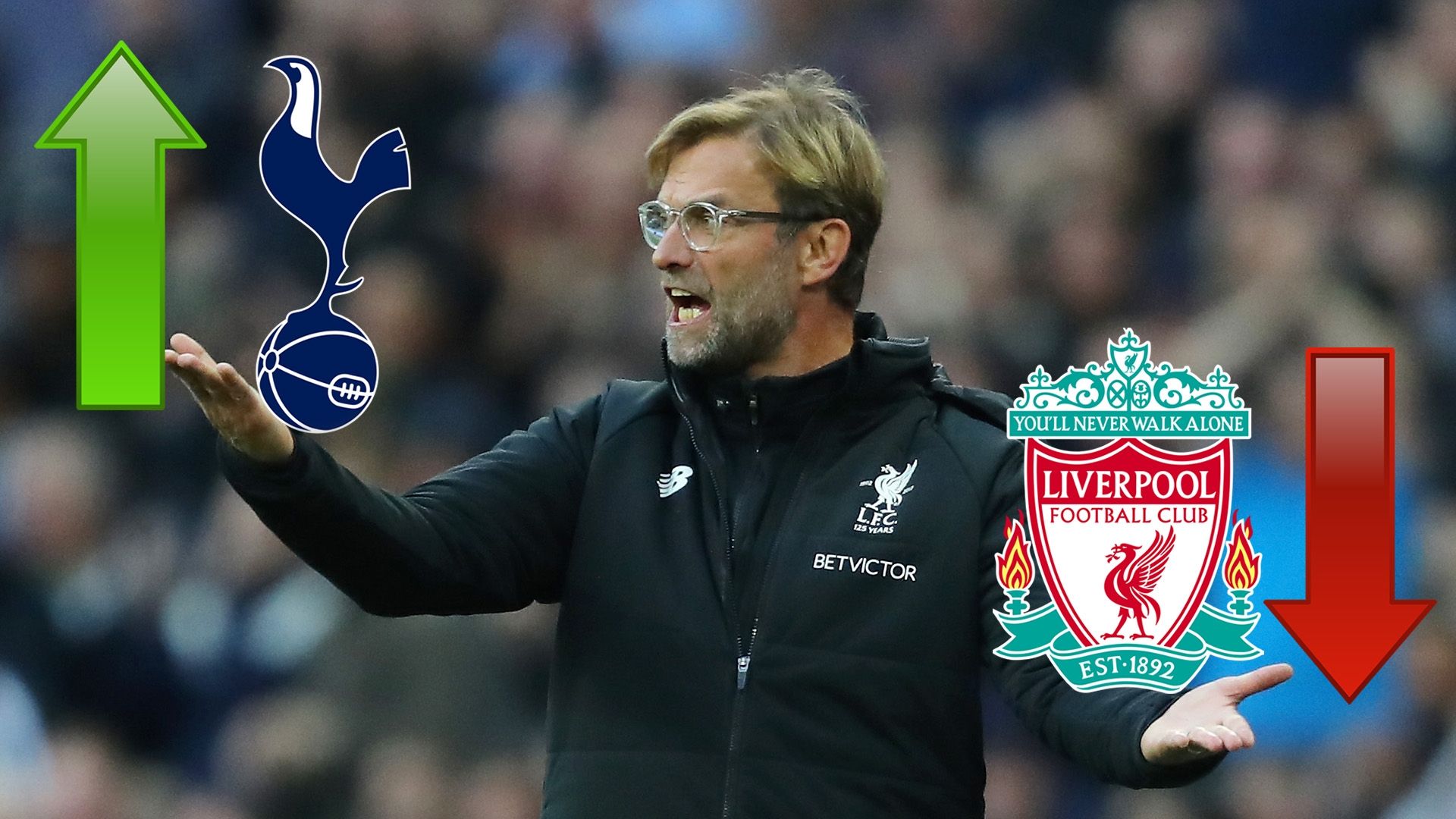 Jurgen Klopp Tottenham Liverpool GFX
