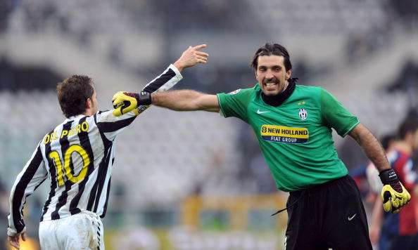 Del Piero Buffon Juventus