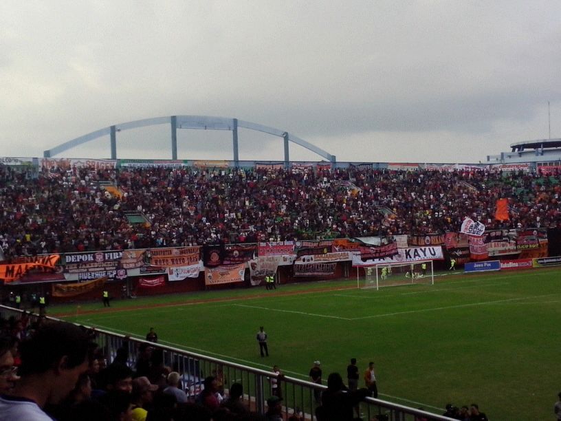 Suasana Stadion Maguwoharjo - Persija vs Persib Bandung (Goal Indonesia/Yudha Danujatmika)