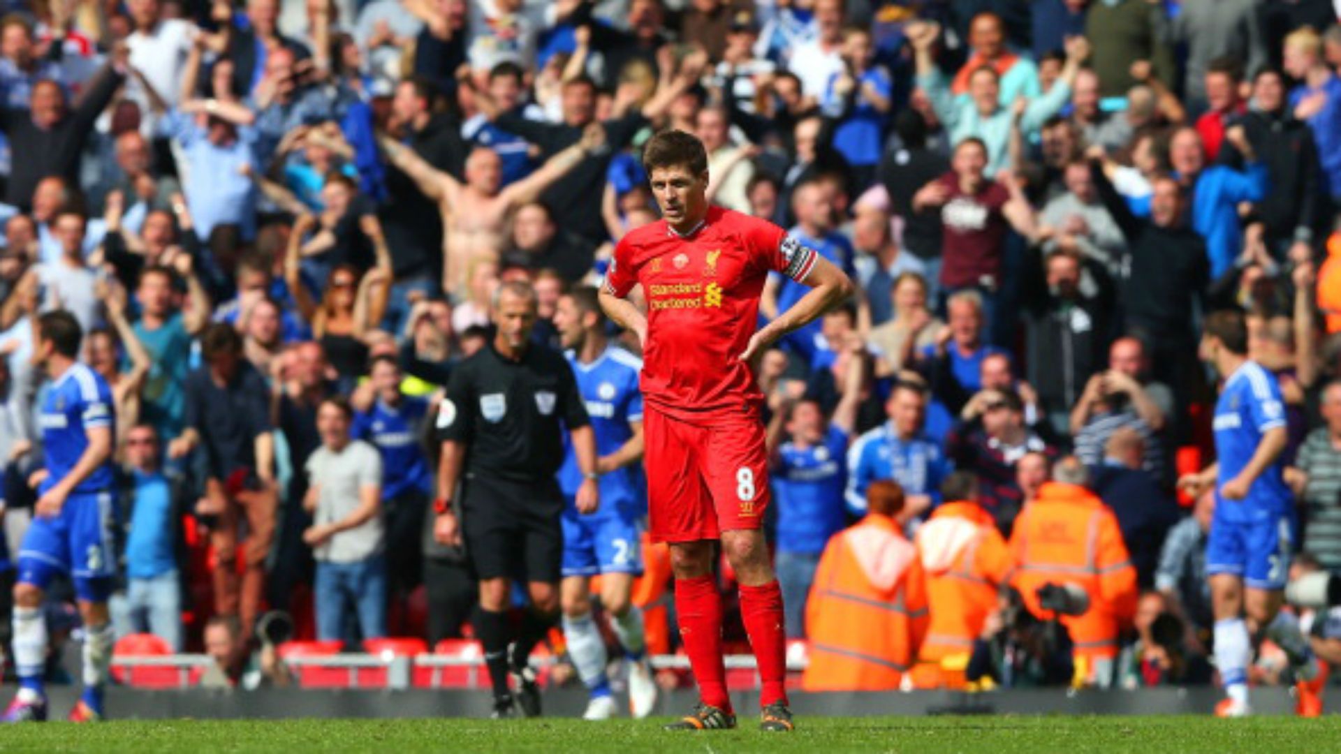 Steven Gerrard Liverpool Chelsea 2014
