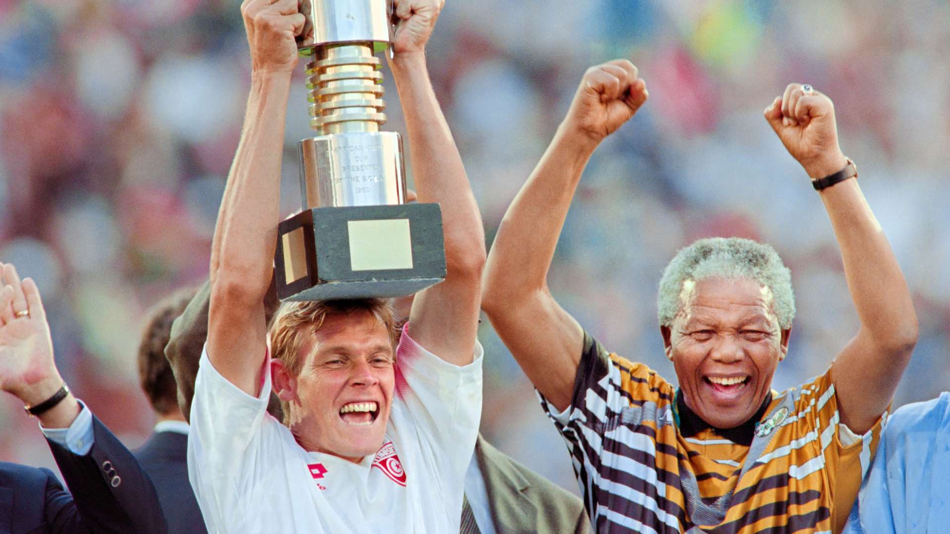 CAN 1996 Afrique du Sud Nelson Mandela