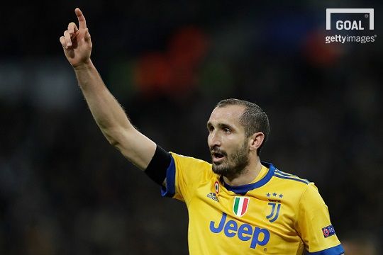유벤투스 수비수 조르지오 키엘리니. 사진 = 게티이미지