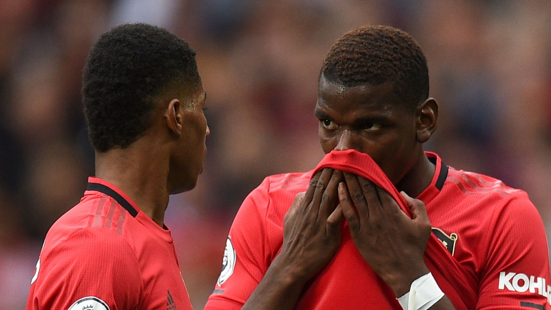Marcus Rashford, Paul Pogba, Man Utd