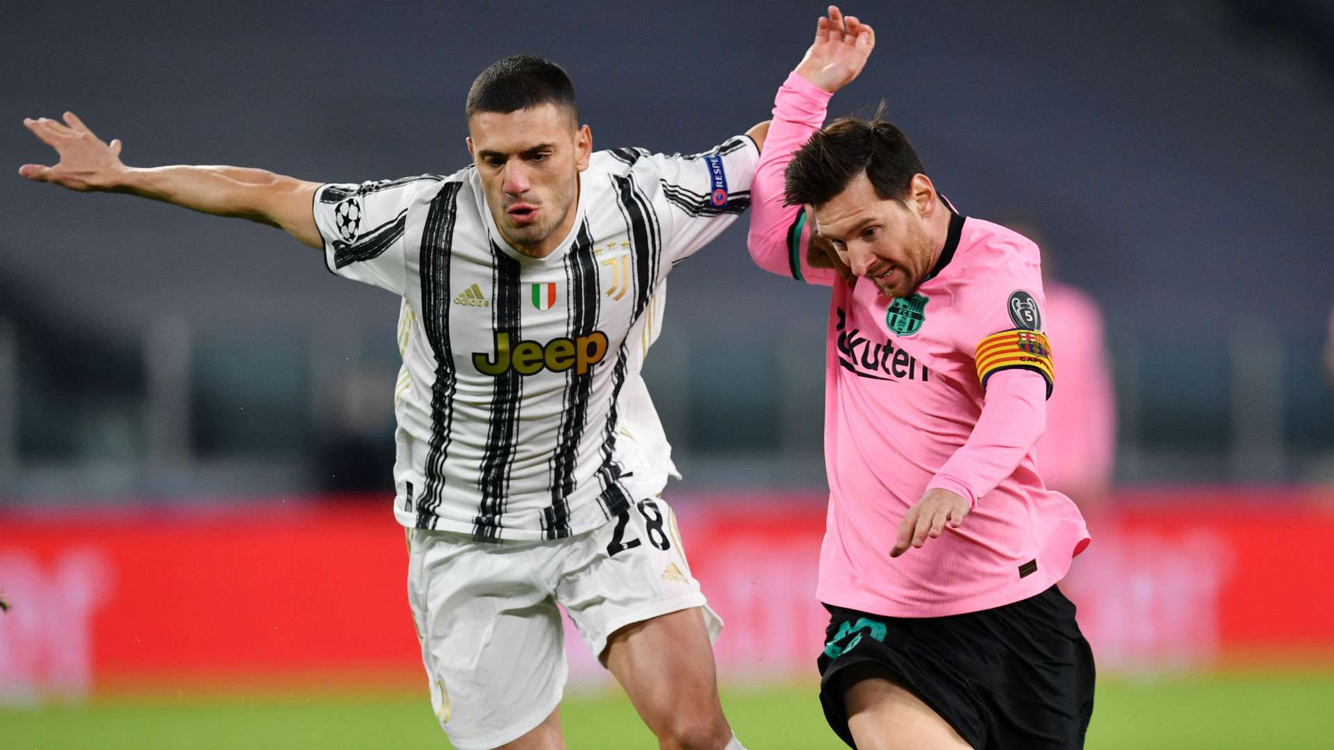 Demiral Messi Juventus Barcellona Champions League