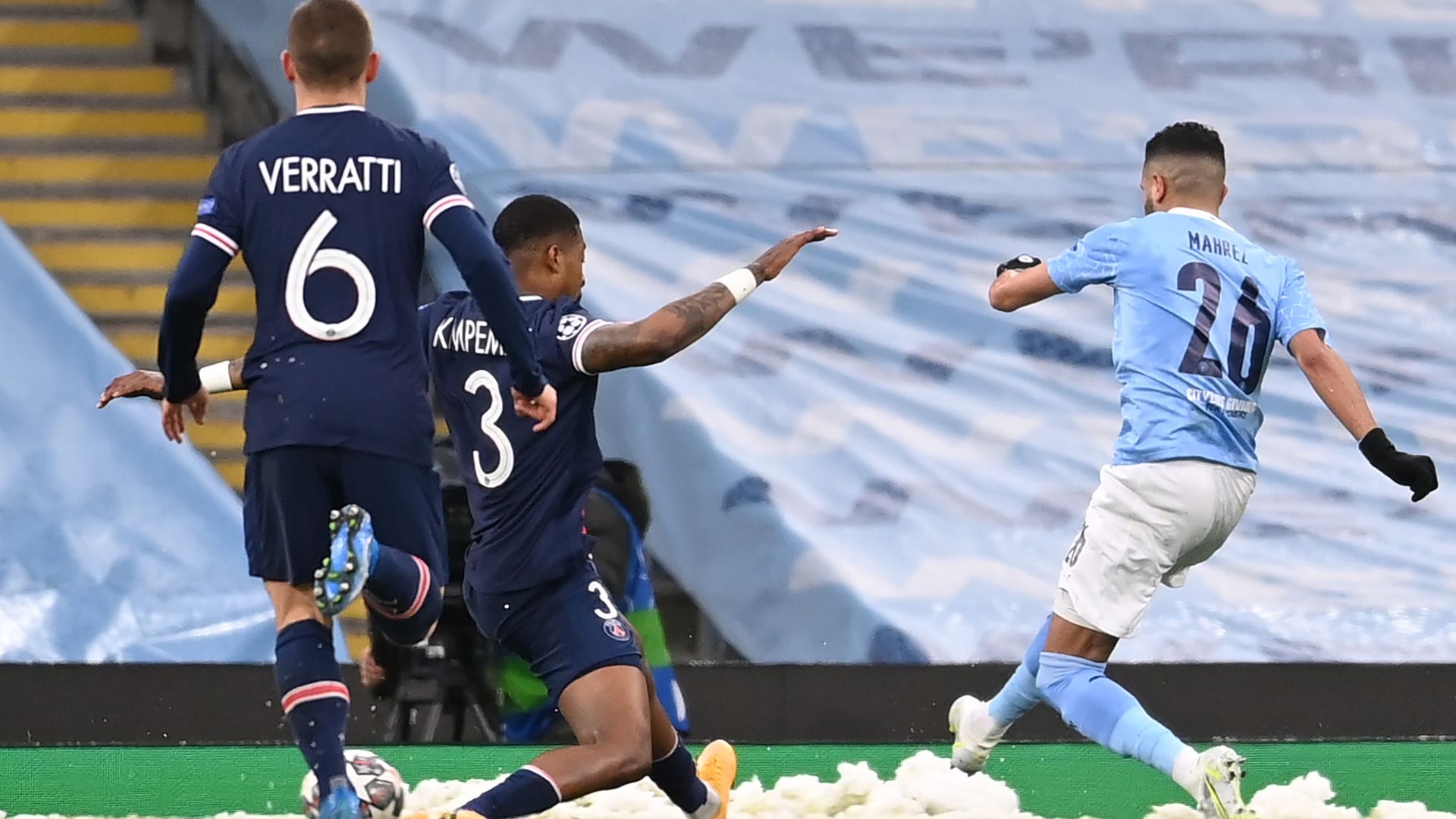 Riyad Mahrez Manchester City PSG Champions League 04052021