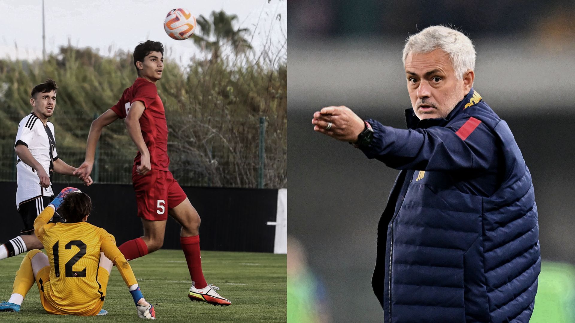 Mertcan Ayhan & Jose Mourinho