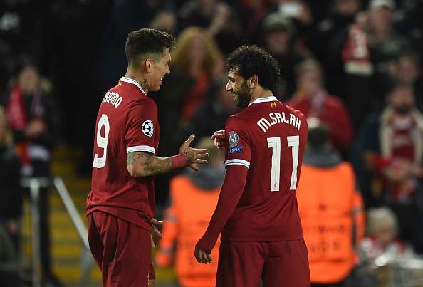 Roberto Firmino & Mohamed Salah