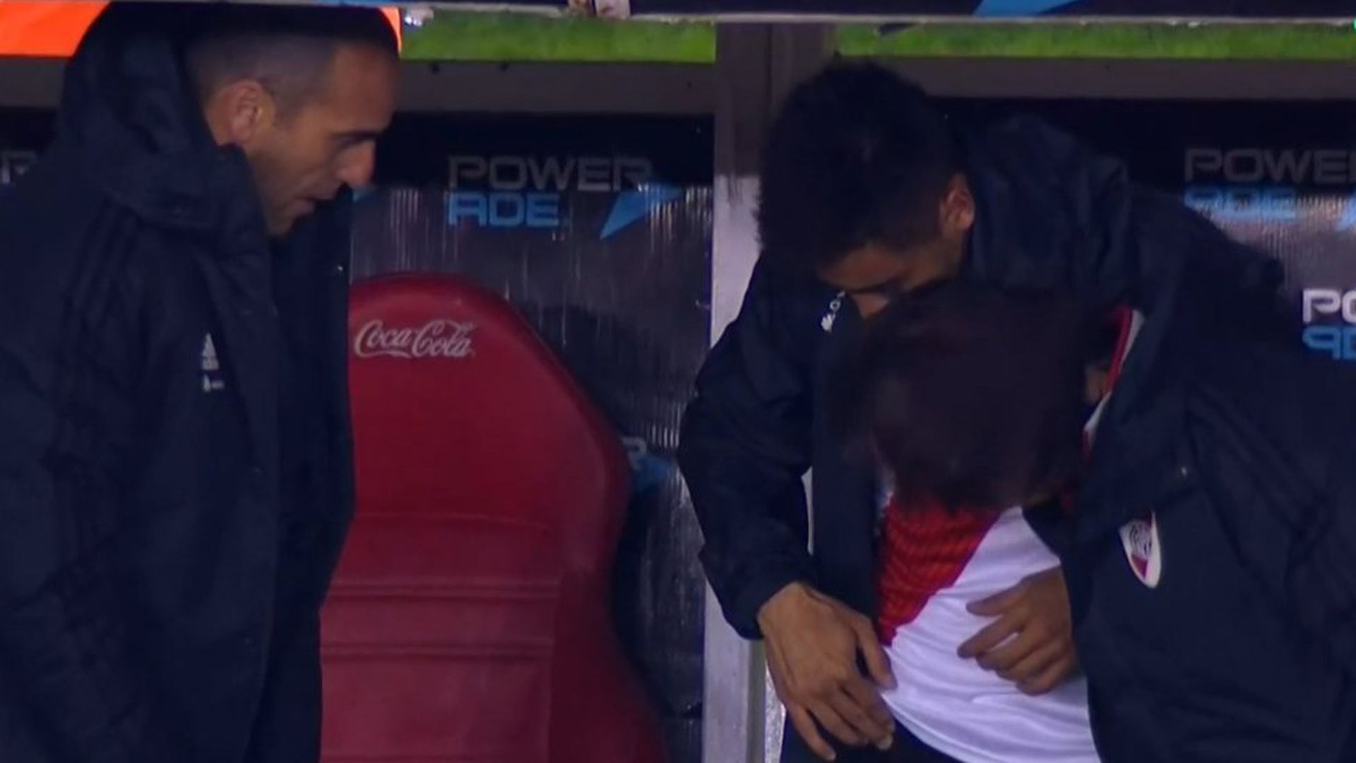 Captura TV River Argentinos Superliga argentina 250818
