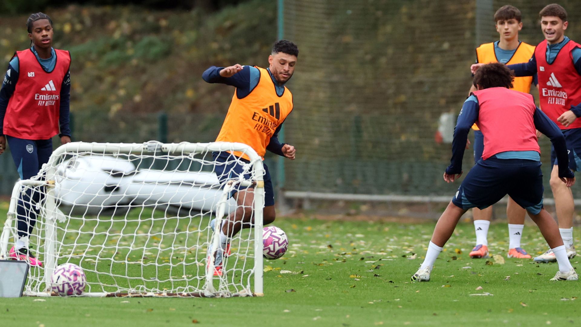 Alex Oxlade-Chamberlain Arsenal training 2025